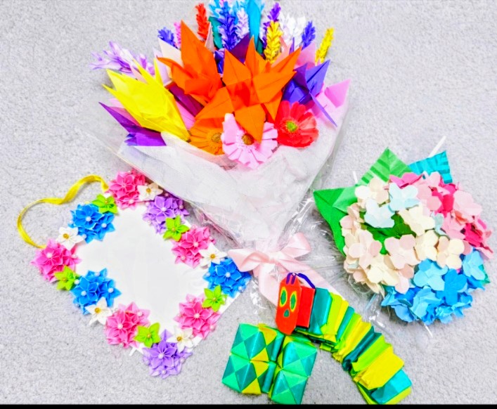 友禅和紙も使う 折り紙教室 夏の新講座 5/24(日)新講座体験会