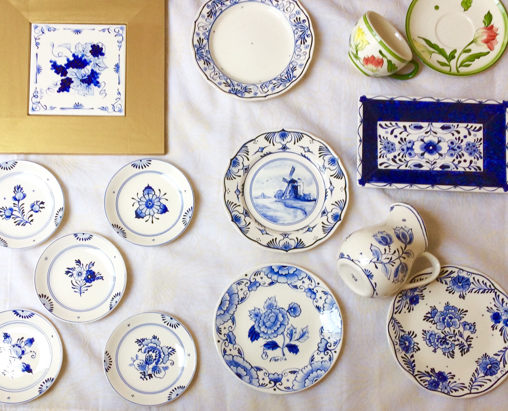 デルフトブルーを手書きする 陶器の下絵付け 【一日体験】6/22(月) 体験費1,100円 体験教材費1,100円