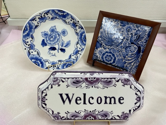 デルフトブルーを手書きする 陶器の下絵付け 【一日体験】6/22(月) 体験費1,100円 体験教材費1,100円