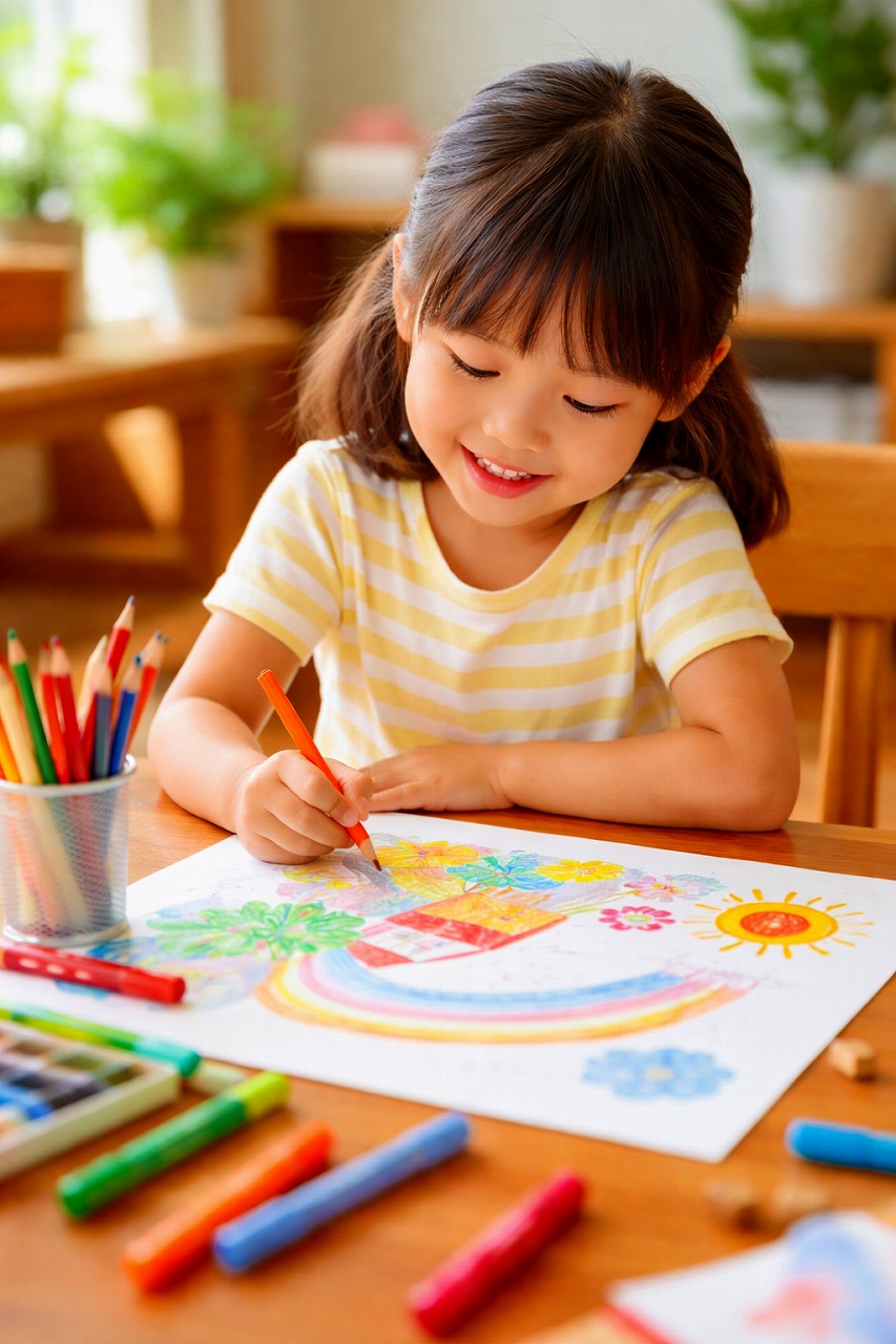 色や形で遊ぶ キッズアート ★夏の新講座 6/1(月)体験会★