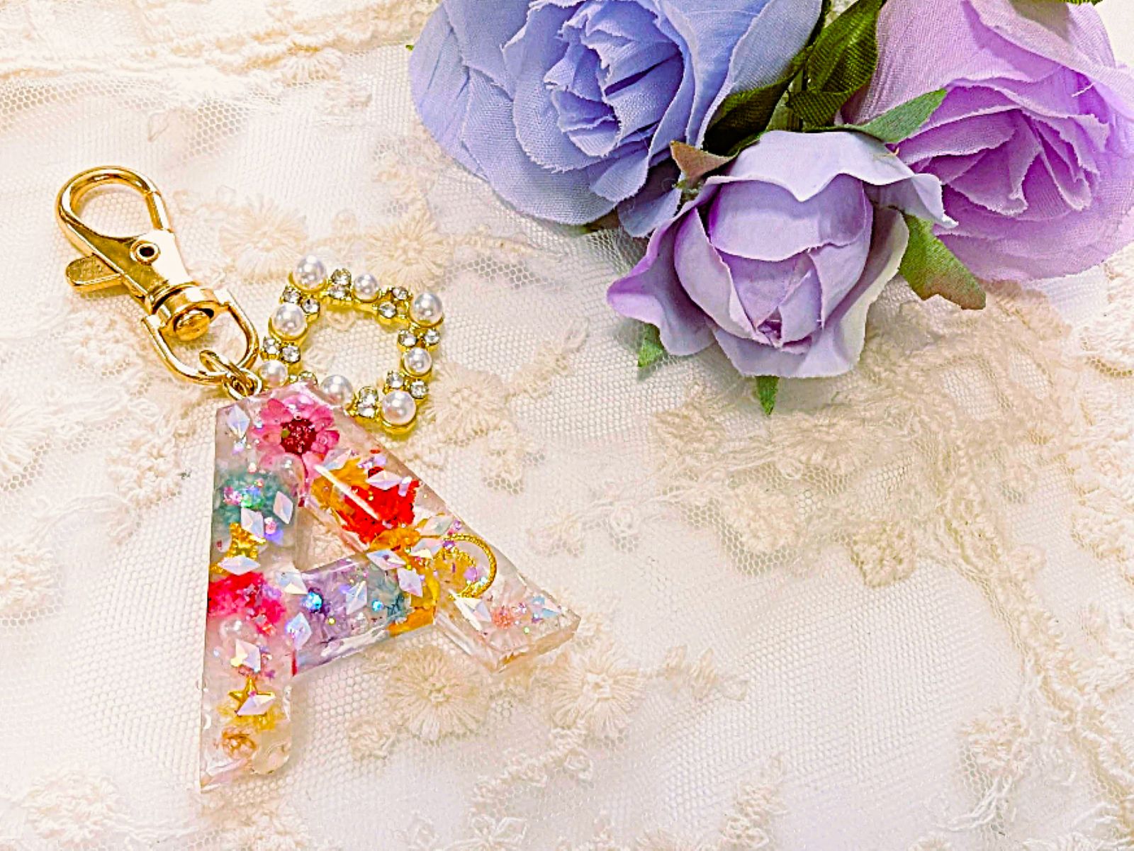誰のイニシャルにする? イニシャルチャーム