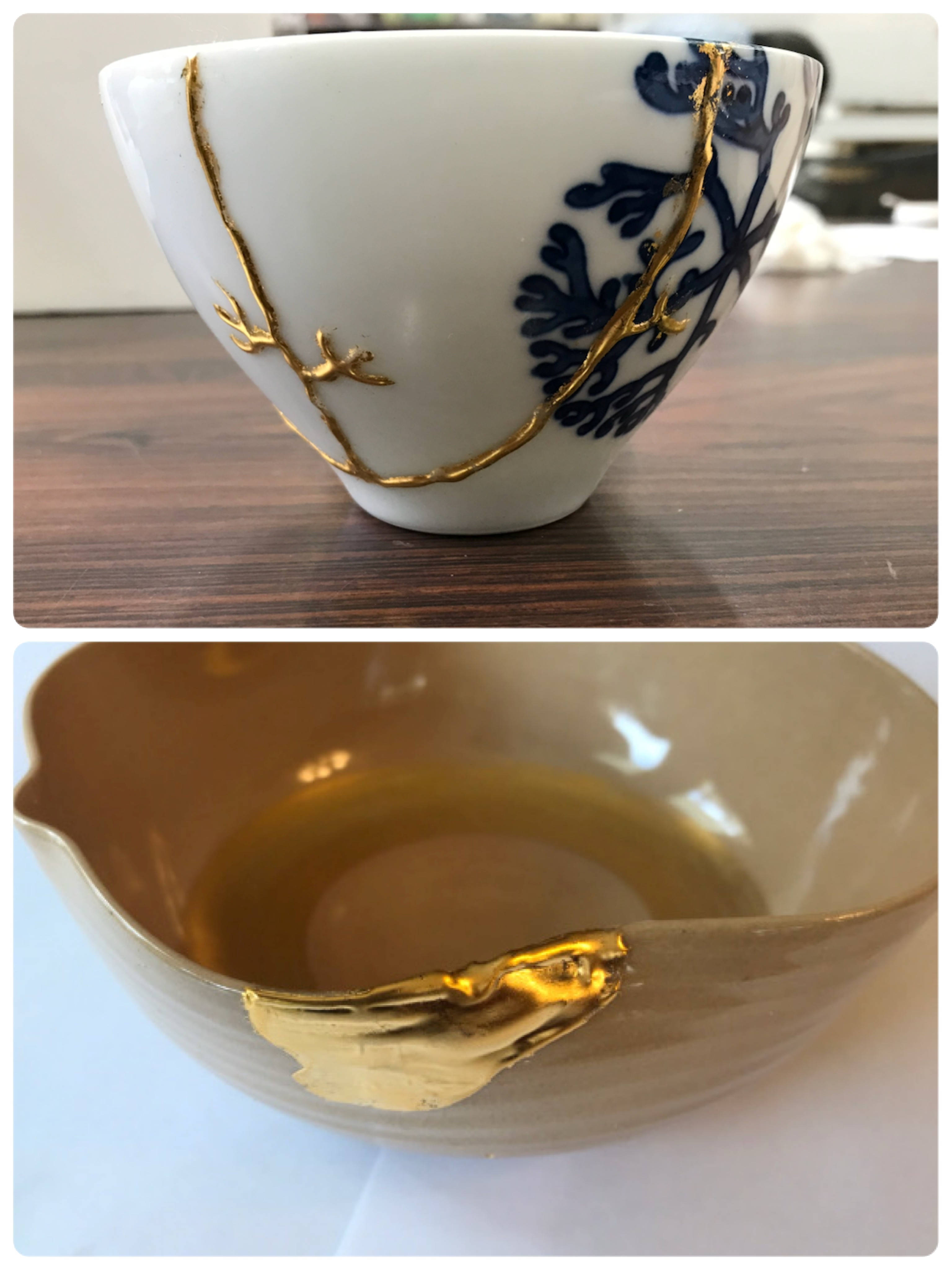 24金使用・短時間で仕上がる 現代金継ぎ(全3回) 【夏の新講座 全3回】6/13・7/11・8/8(土)