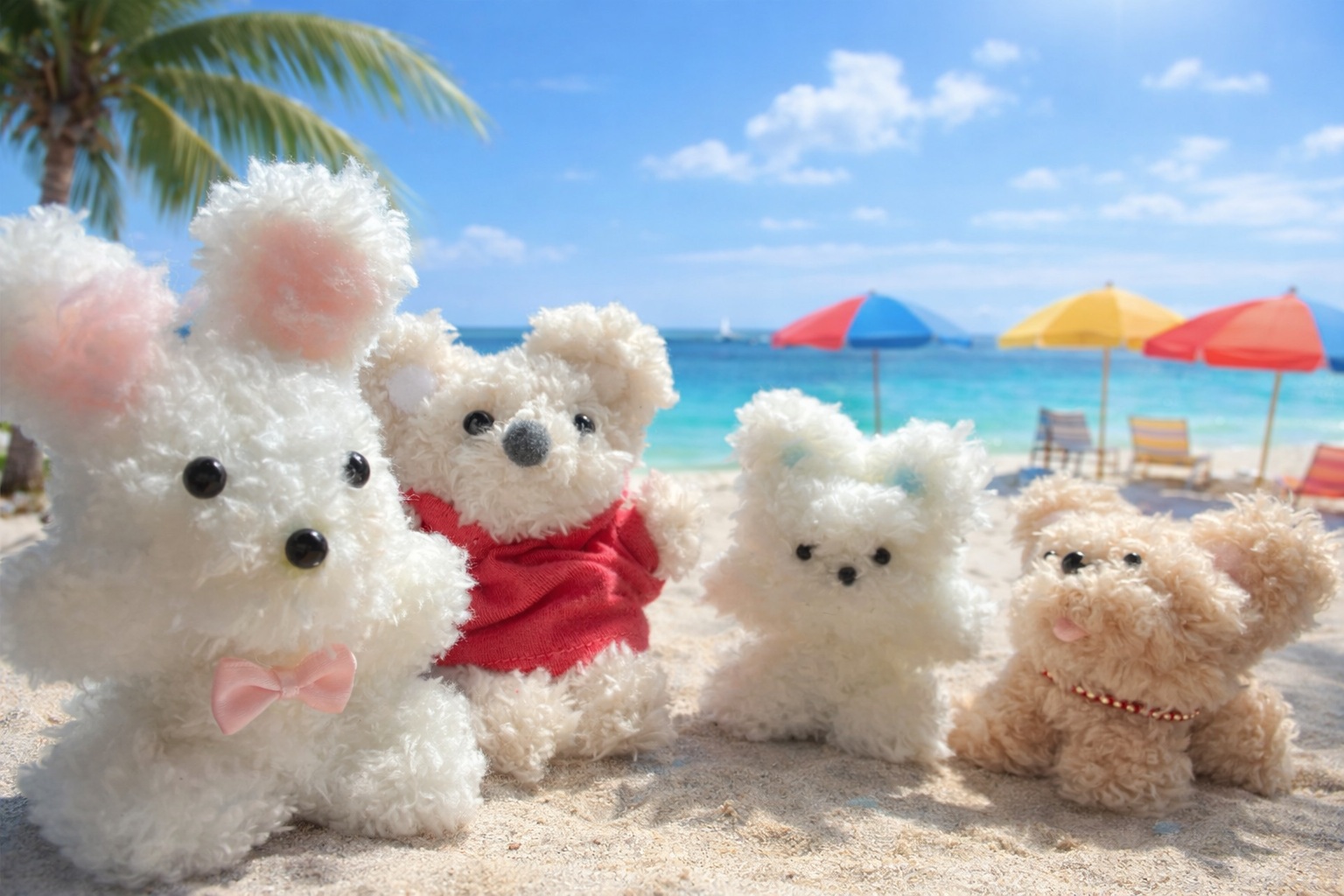 子供向けモールぬいぐるみ もふもふアニマル 【夏の1DAY講座】7/11・8/8(土)
