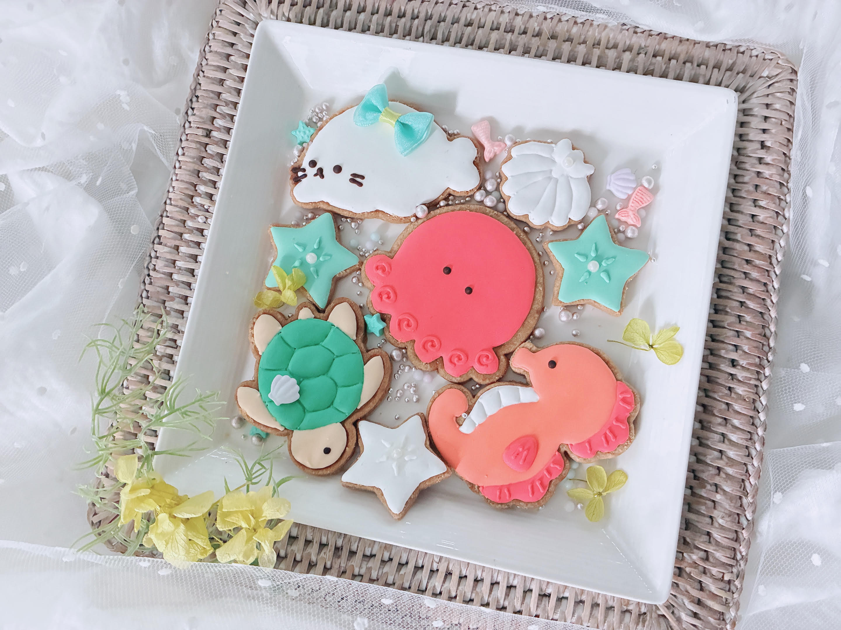 ひとりで作れる アイシングクッキー 夏の1DAY 8/4(火)または8/17(月)