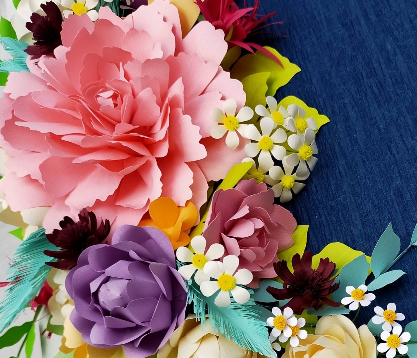 紙を使って立体的に ペーパーデコレーション基礎講座 夏の新講座 資格講座 特別体験説明会6/12・7/10(金)