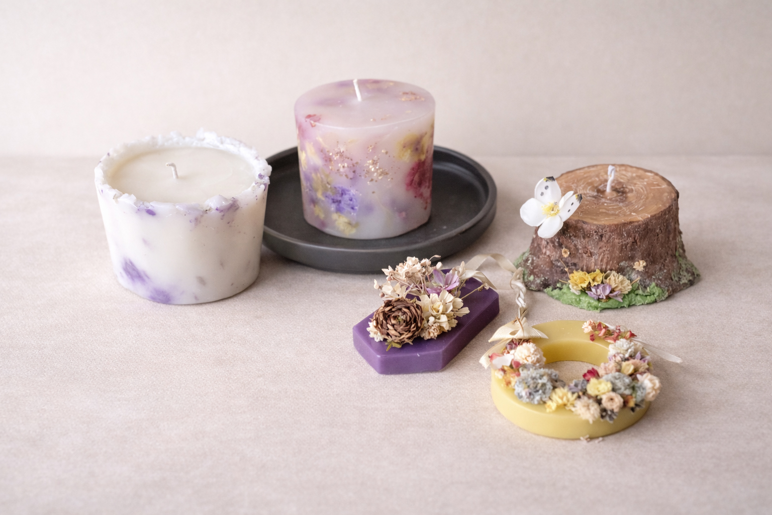 全3回 ボタニカルキャンドル講座 夏の新講座 6/20(土)スタート