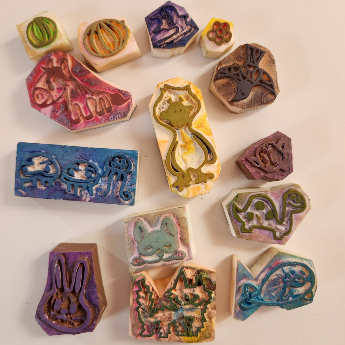 ハートフルな消しゴムはんこ 消しゴムはんこ 夏の新講座 6/11(木)特別体験会開催