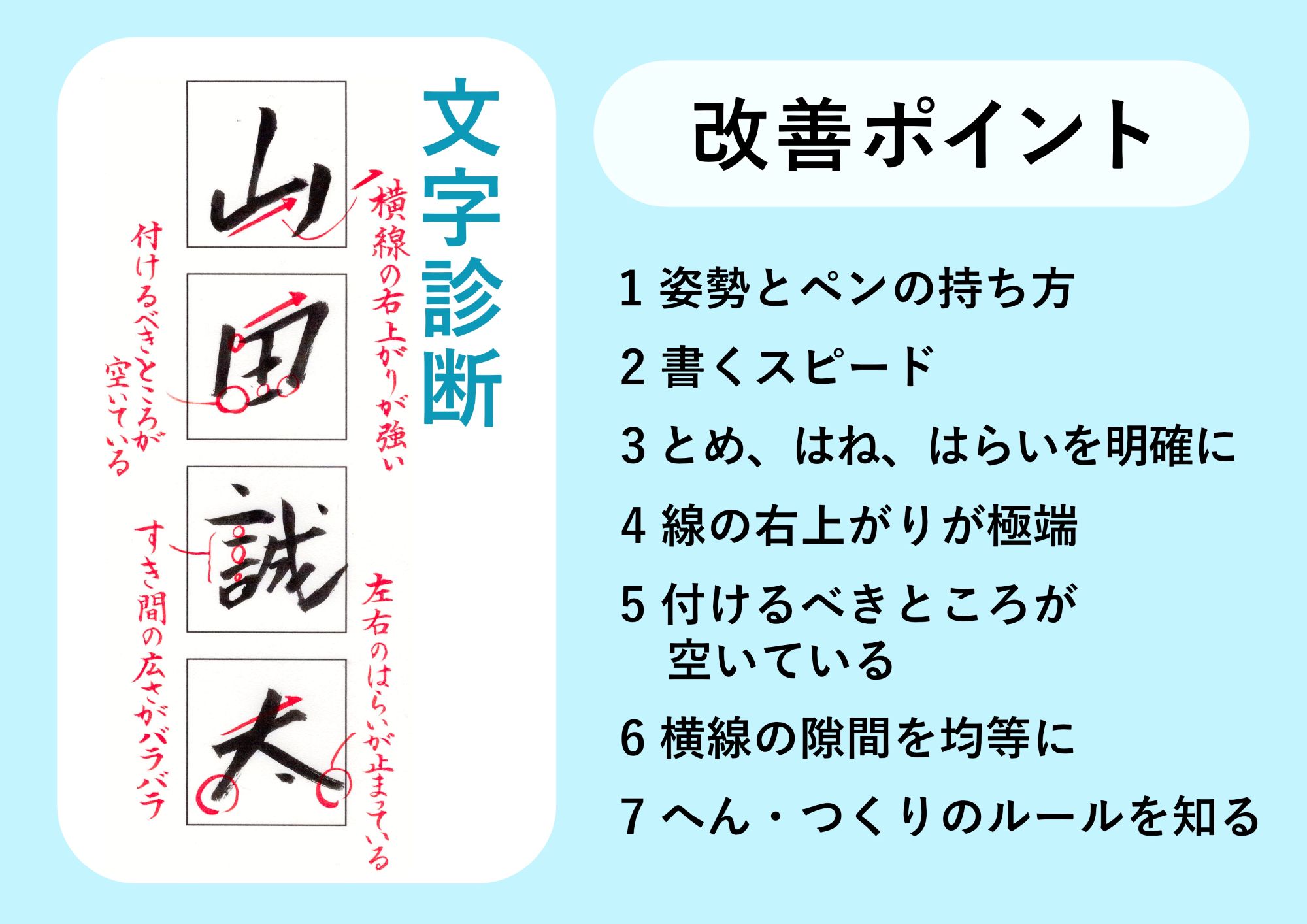 ■2026年初夏 新設講座■ くせ字・悪筆を直そう! 【ボールペン・筆ペン】
