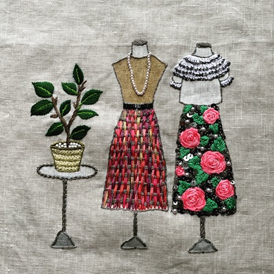 ★ビーズ刺繍とフランス刺繍 夏の新講座 5/25・6/22(月)特別体験会開催