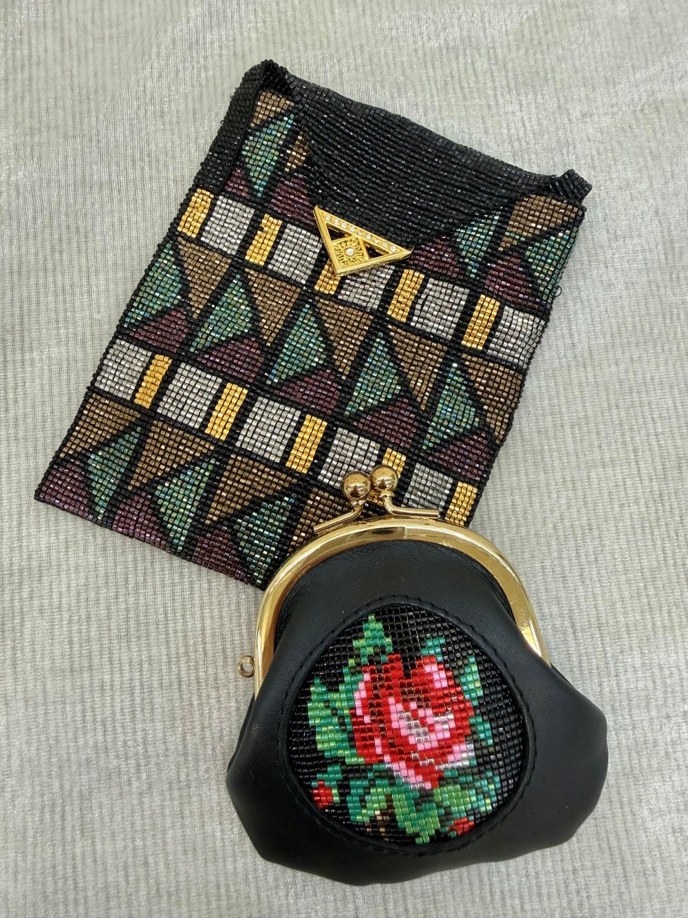 エレガント手芸品 デリカビーズ織り