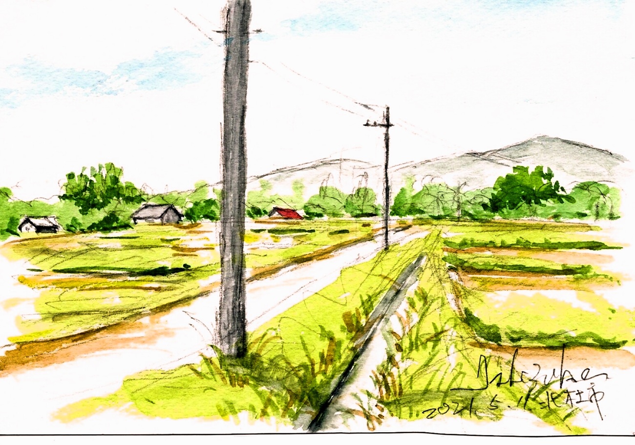 小さなスケッチ画を楽しむ 三原色で描く風景 夏のおすすめ講座 6/13(土
