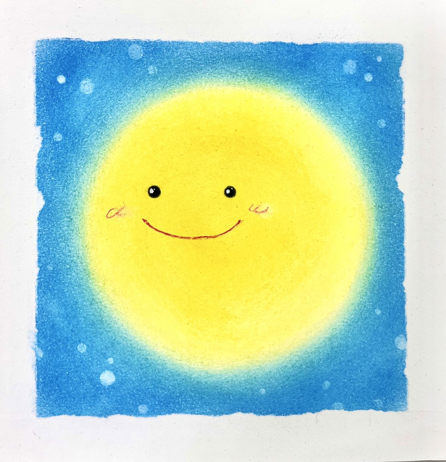 指だけで簡単に描ける パステルなごみアート