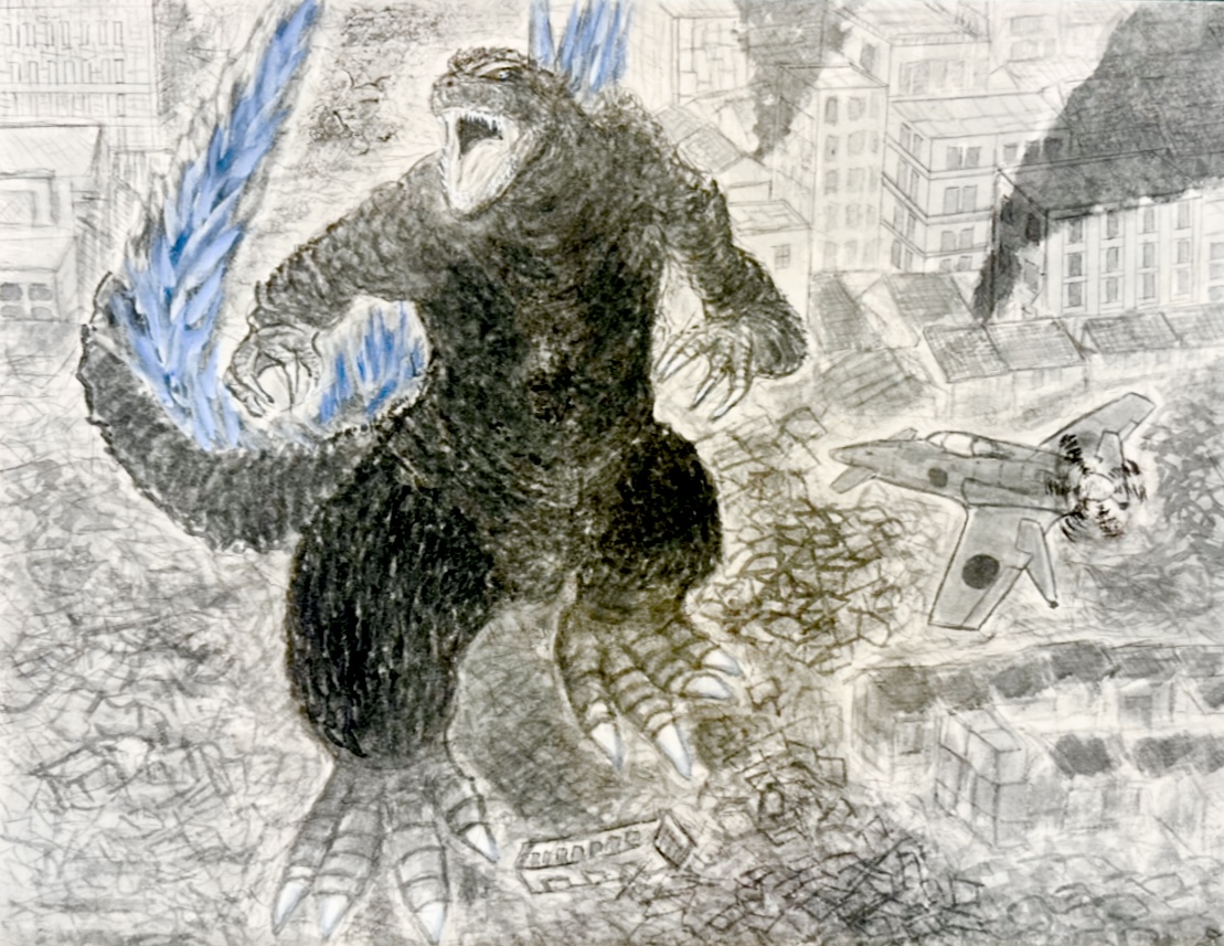 (全4回) 『Monsterモンスターを水墨画で描こう!』 7/10・7/24・7/31・8/28(金)