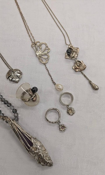 純銀粘土で作るシルバーアクセサリー 純銀アクセサリー