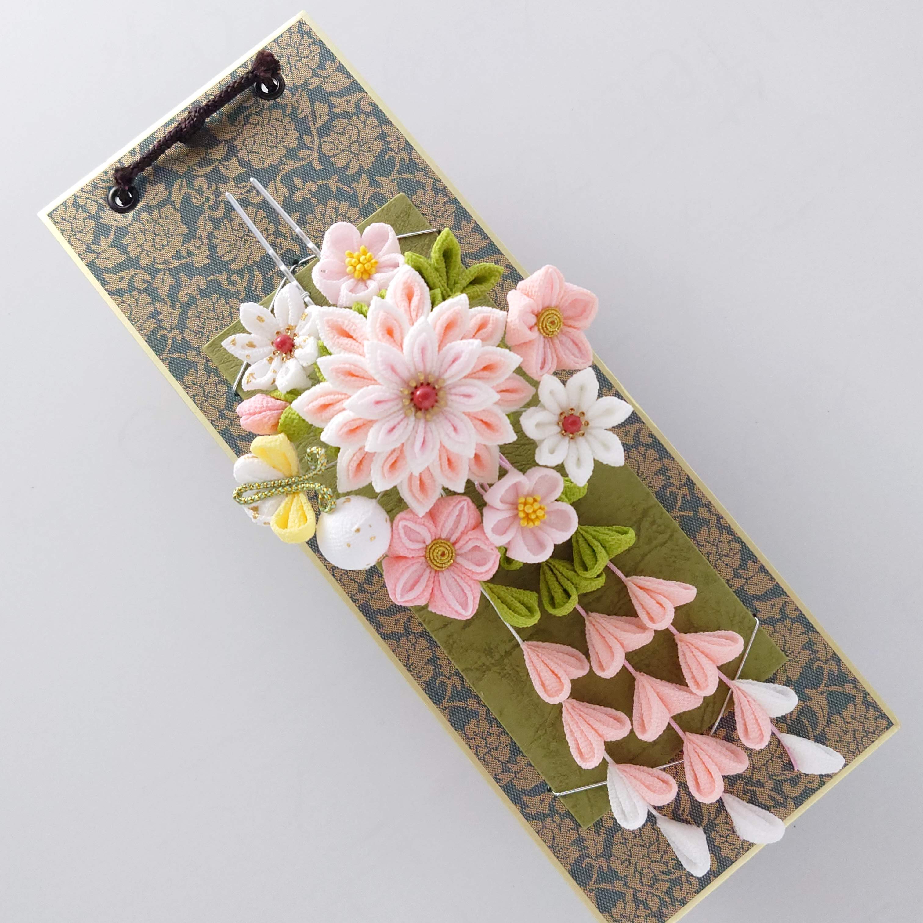 花を愛で、花を作る はじめてのつまみ細工 7/3(金)体験会 体験費 1,100円 教材費 2,750円