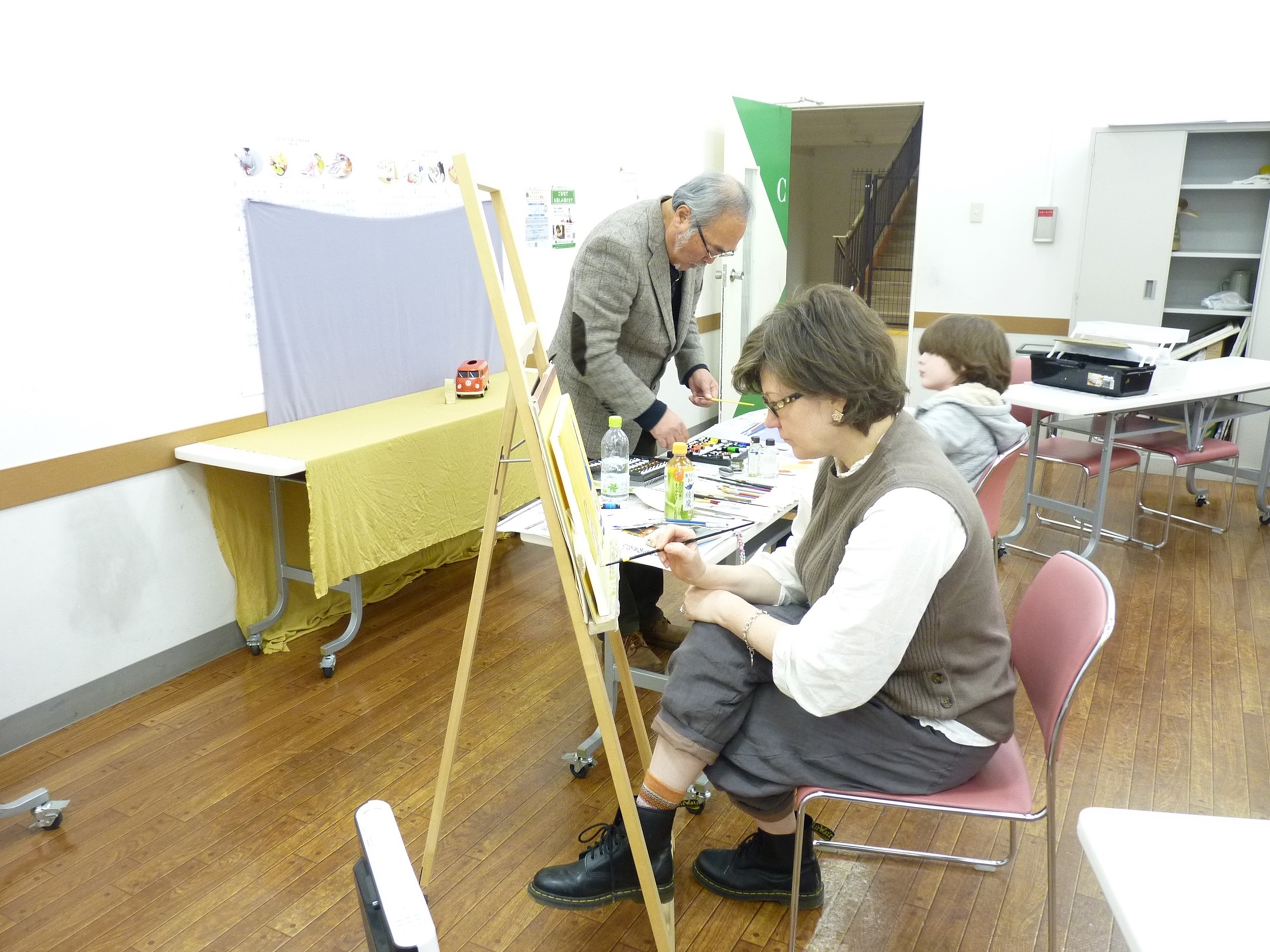 楽しく描きましょう 油彩画 秋のおすすめ講座