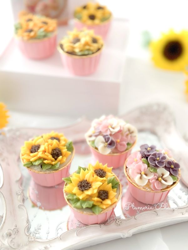 SNSでも大人気! ひまわりとパンジーのあんの花絞り 【登録事務手数料不要1DAY講座】7/25(土)