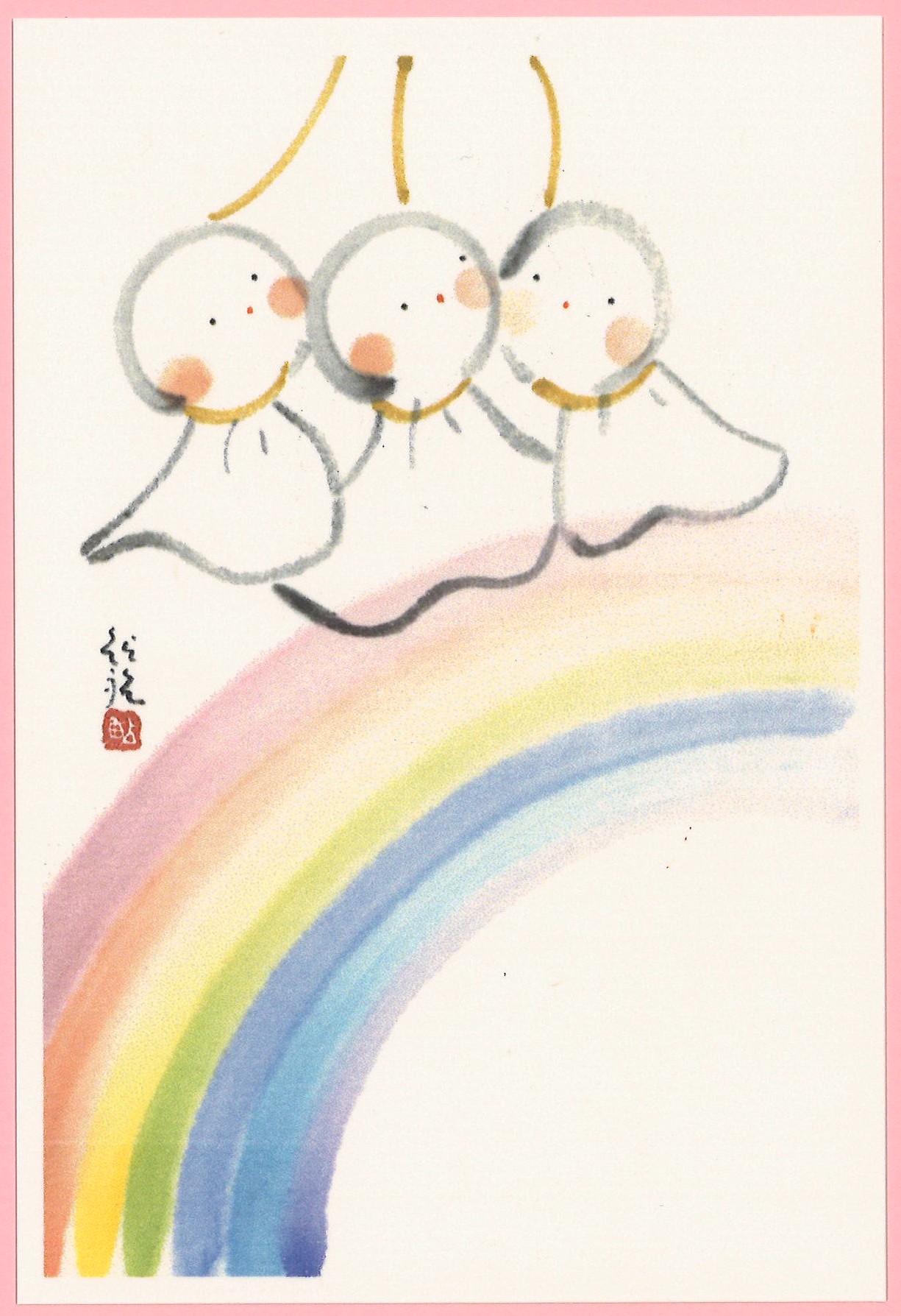 顔彩のにじみやぼかしを愉しむ 鮎裕の「和のイラスト講座」 夏号おすすめ講座
