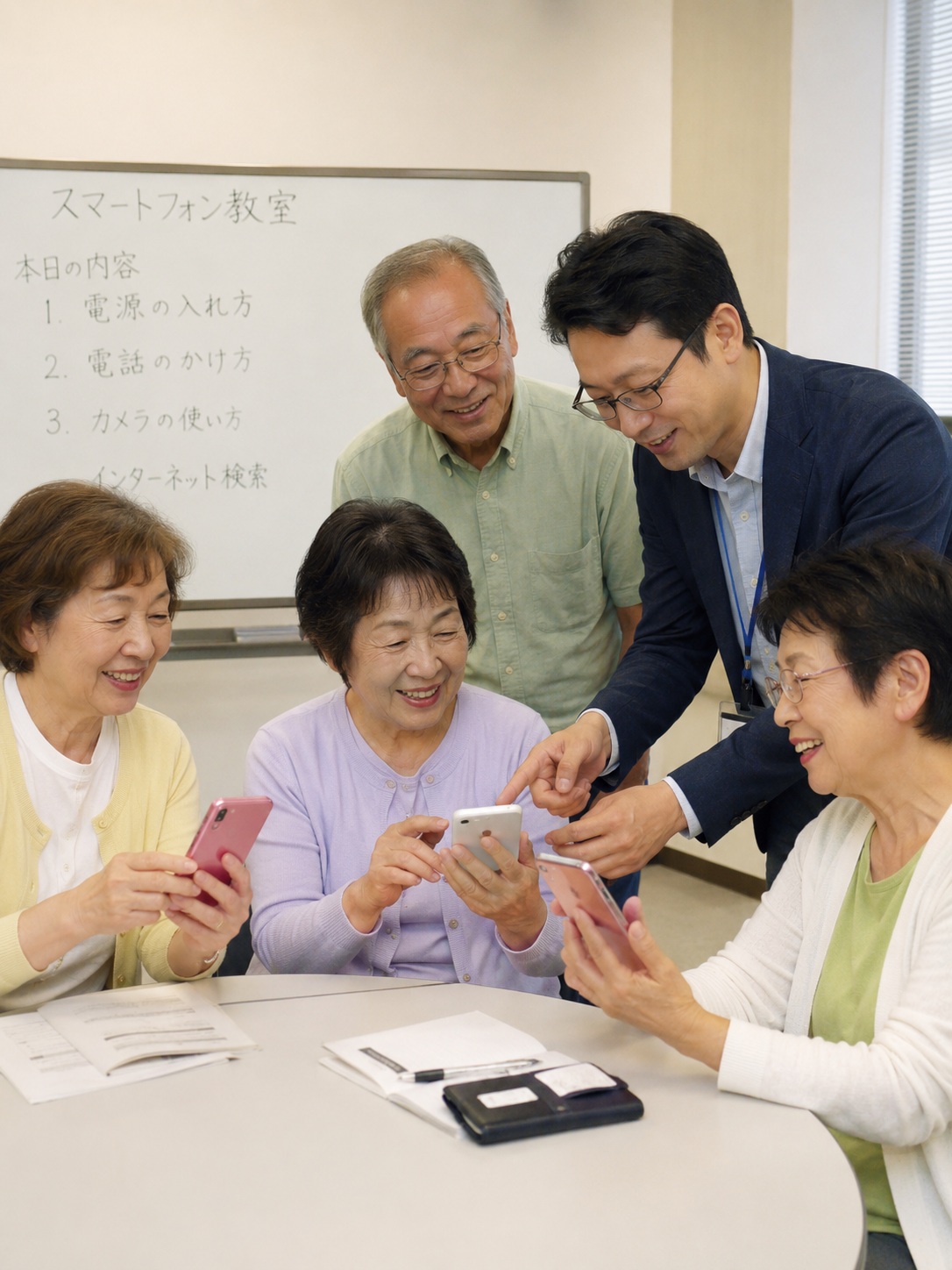初心者歓迎!いちから学べる スマホ基礎講座(全4回) 【全4回】7/12・26・8/9・23(日)