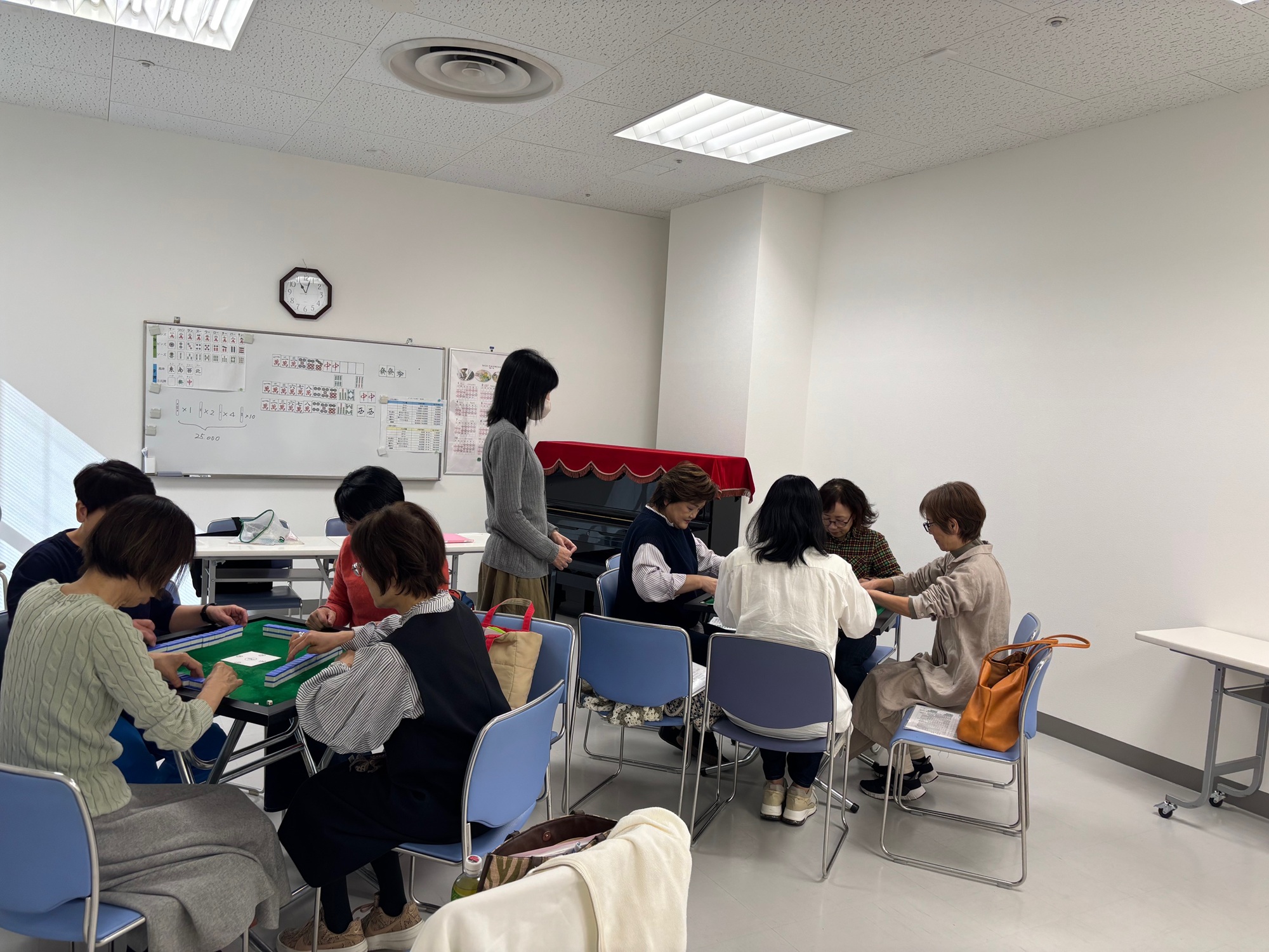 何歳でも始められ脳トレにもなる 健康麻雀教室