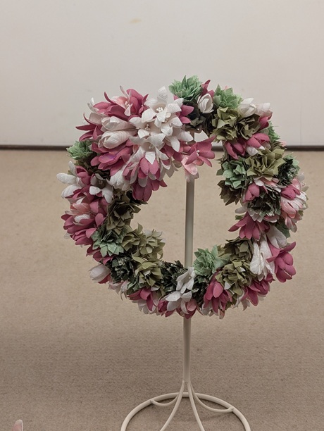 古布で作る花