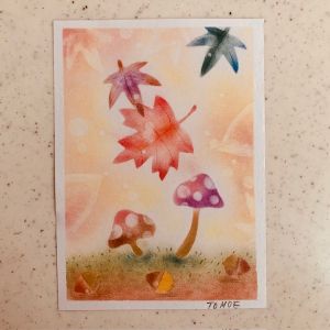 描いてほっこり 指で描くパステル 秋の新講座 特別体験会9/19(土)