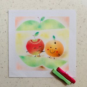 描いてほっこり 指で描くパステル 秋の新講座 特別体験会9/19(土)