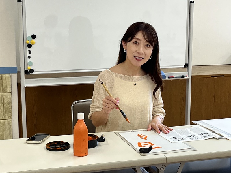 9158/静かに心を整える時間 月一回の書道