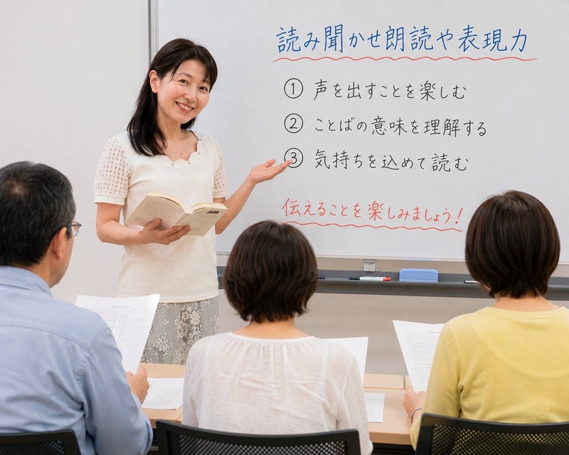 282/(全6回)アナウンサーが教える 読み聞かせ朗読 秋の新講座 10/12(月)スタート