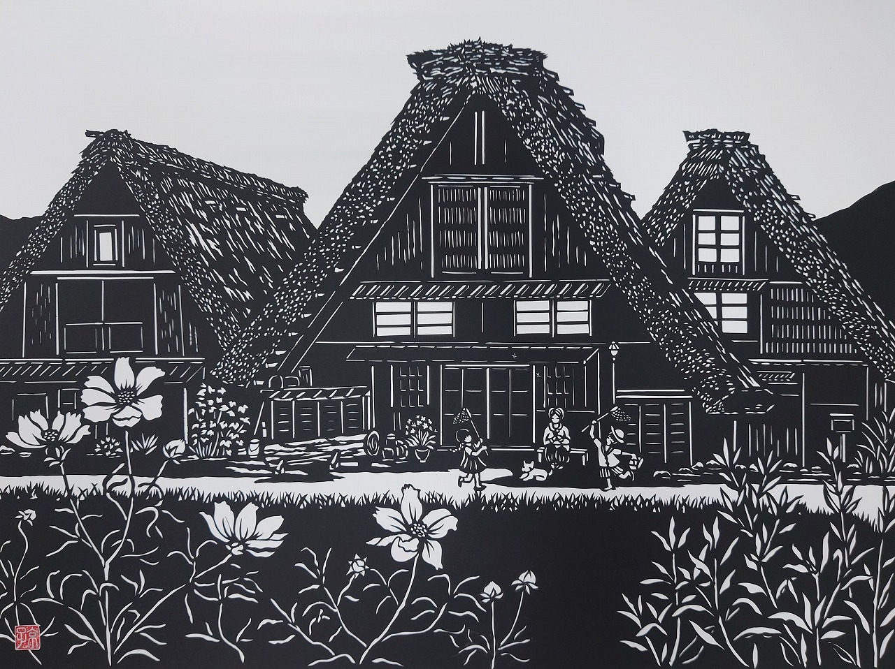 基礎から学ぼう たのしい切り絵 秋の新講座 10/5(月)特別体験会