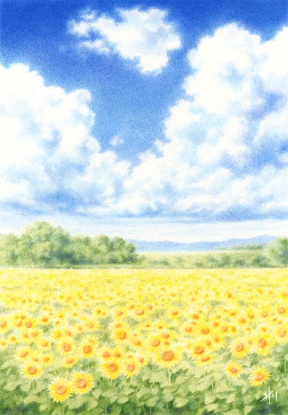 初めての方 大歓迎 色鉛筆アート