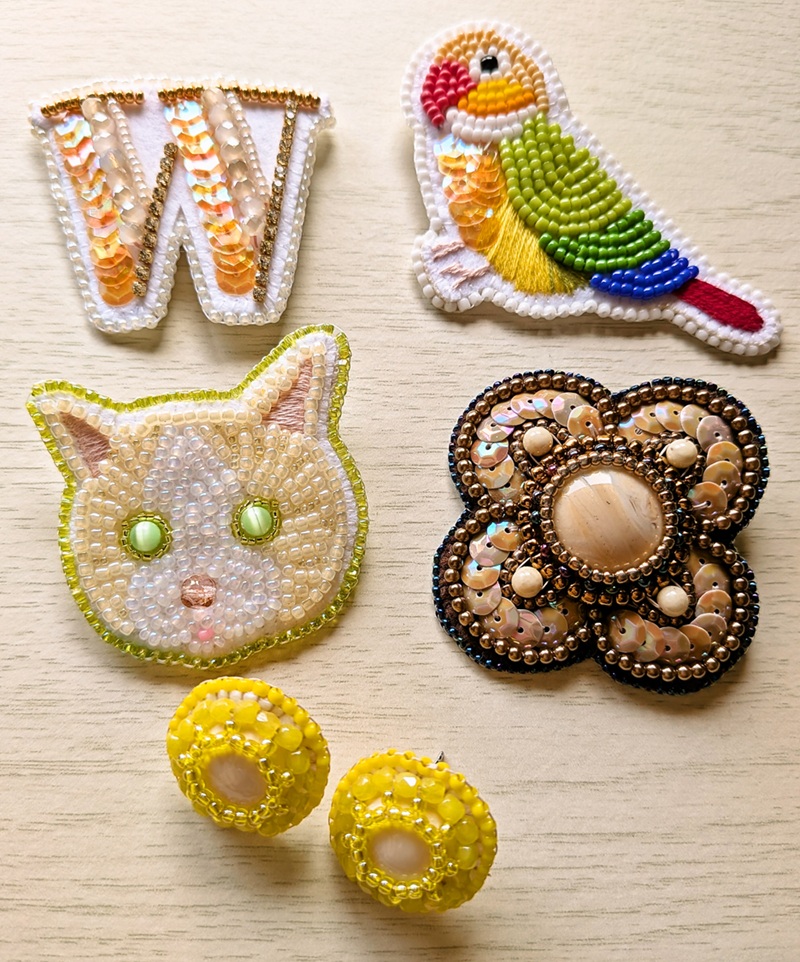 デザインから楽しむ ビーズ刺繡 秋の新講座 10/12(月)特別体験会