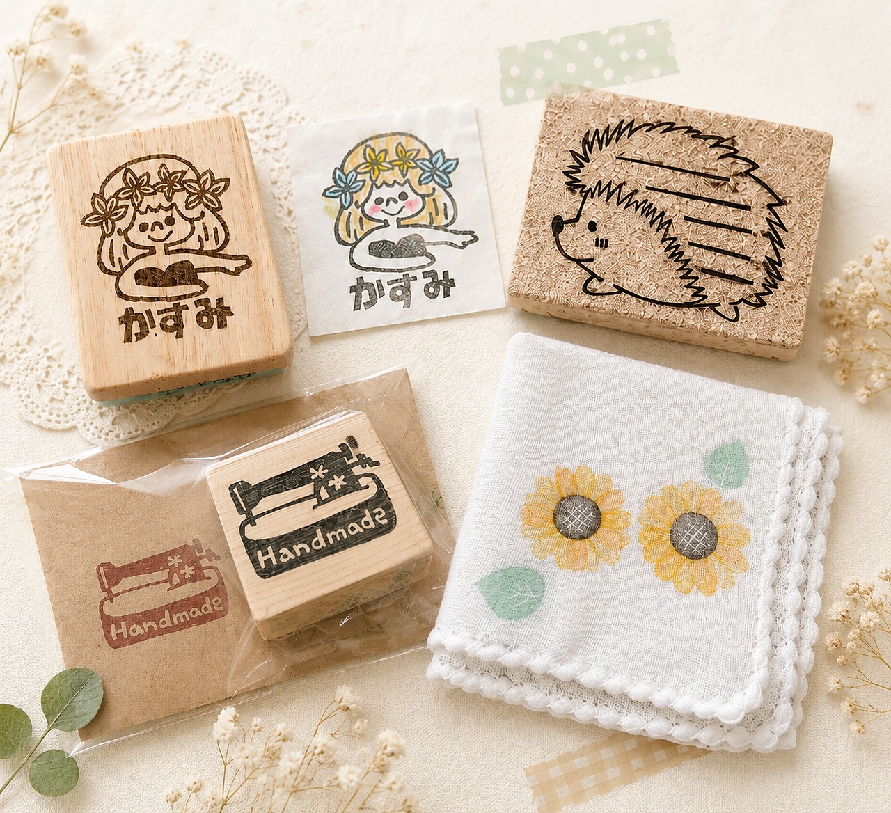 初心者でも簡単に楽しめる 消しゴムはんこ 秋の新講座 一日体験10/6(火)