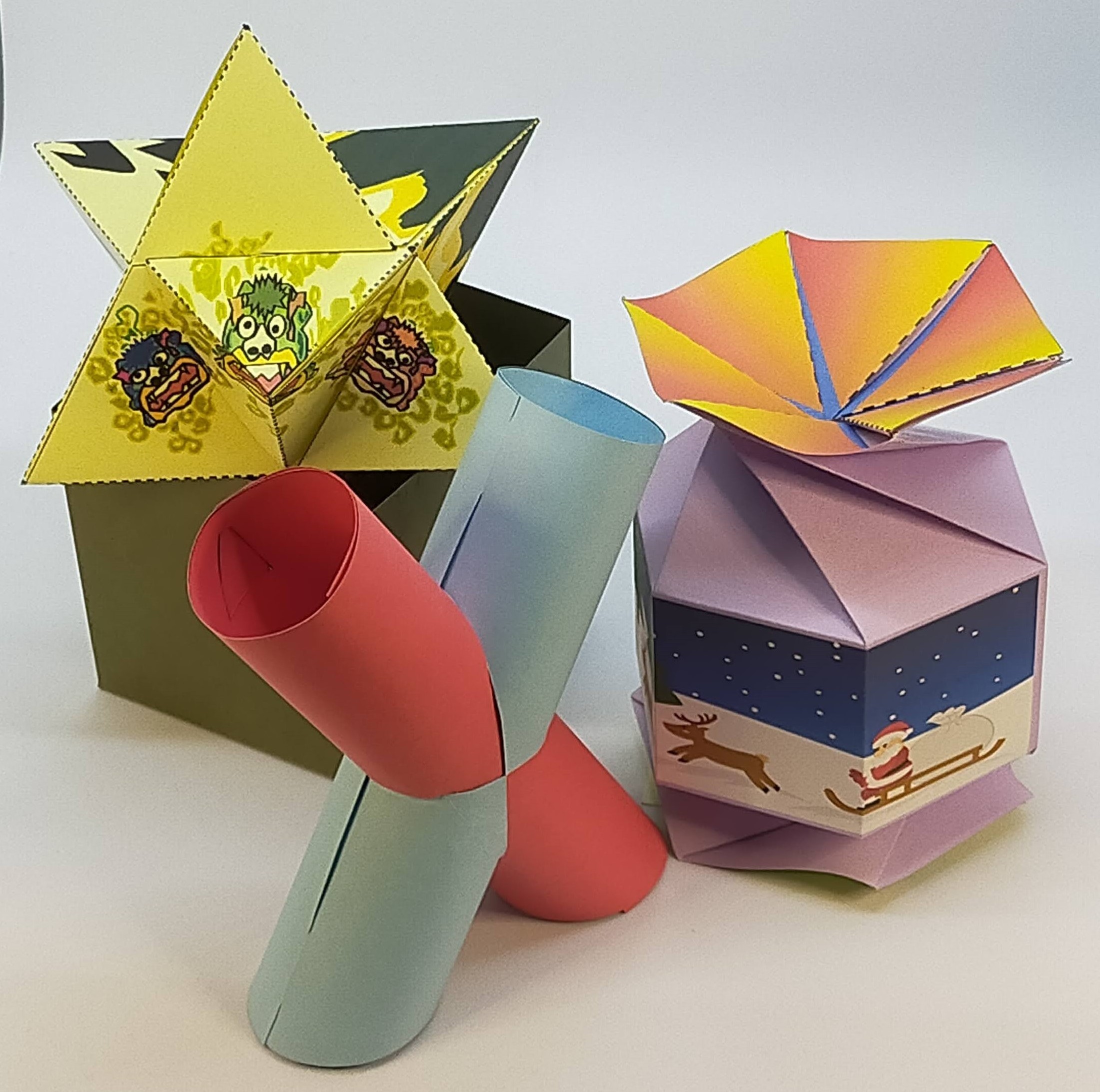 数学的で美しい 3Dペーパークラフト(全3回) ★10/21・11/18・12/16(水)の全3回新講座