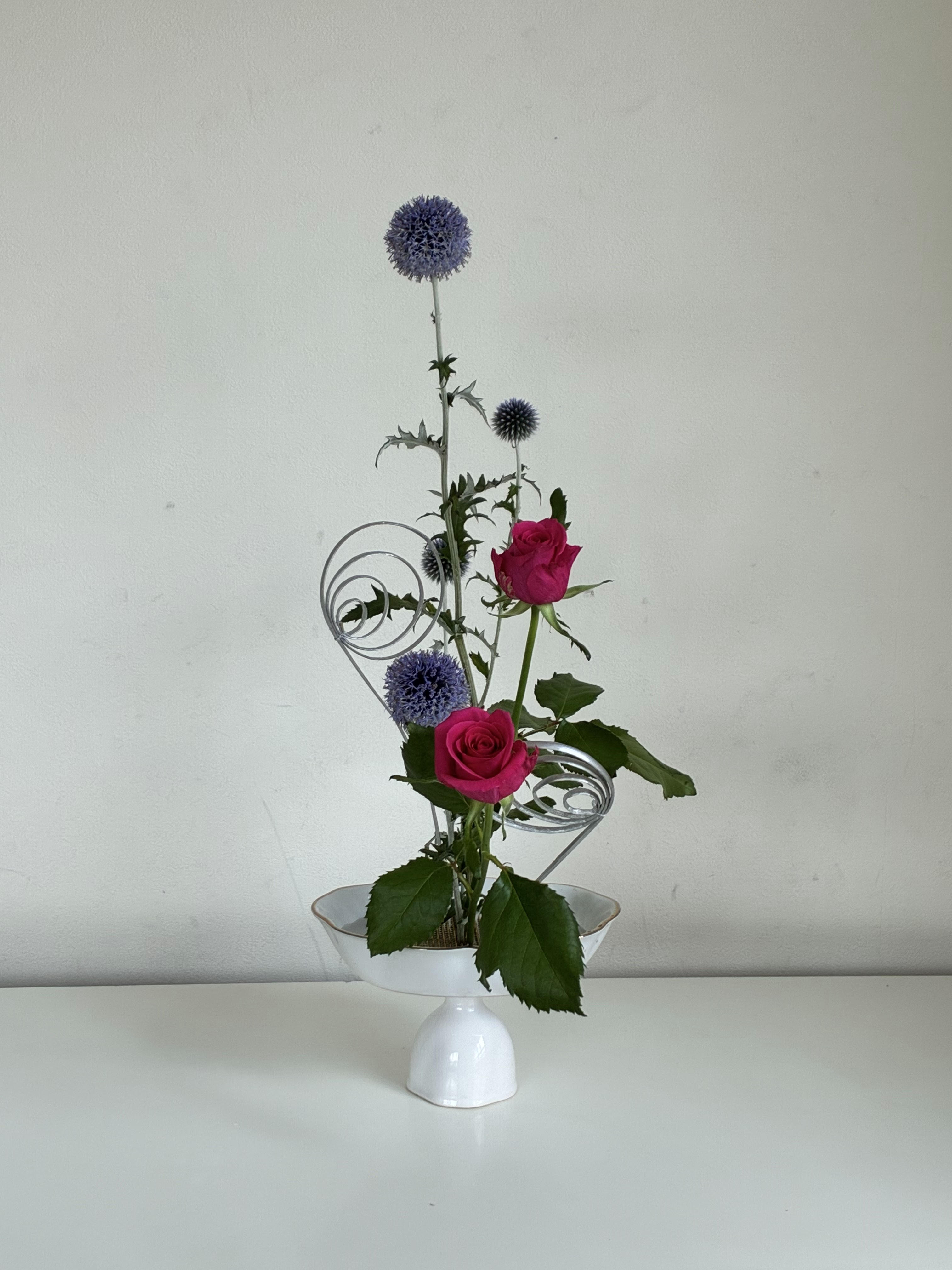 (全3回)今年のクリスマスは花をいけよう はじめまして!いけばな 秋の新講座 10/10・11/14・12/12(土)