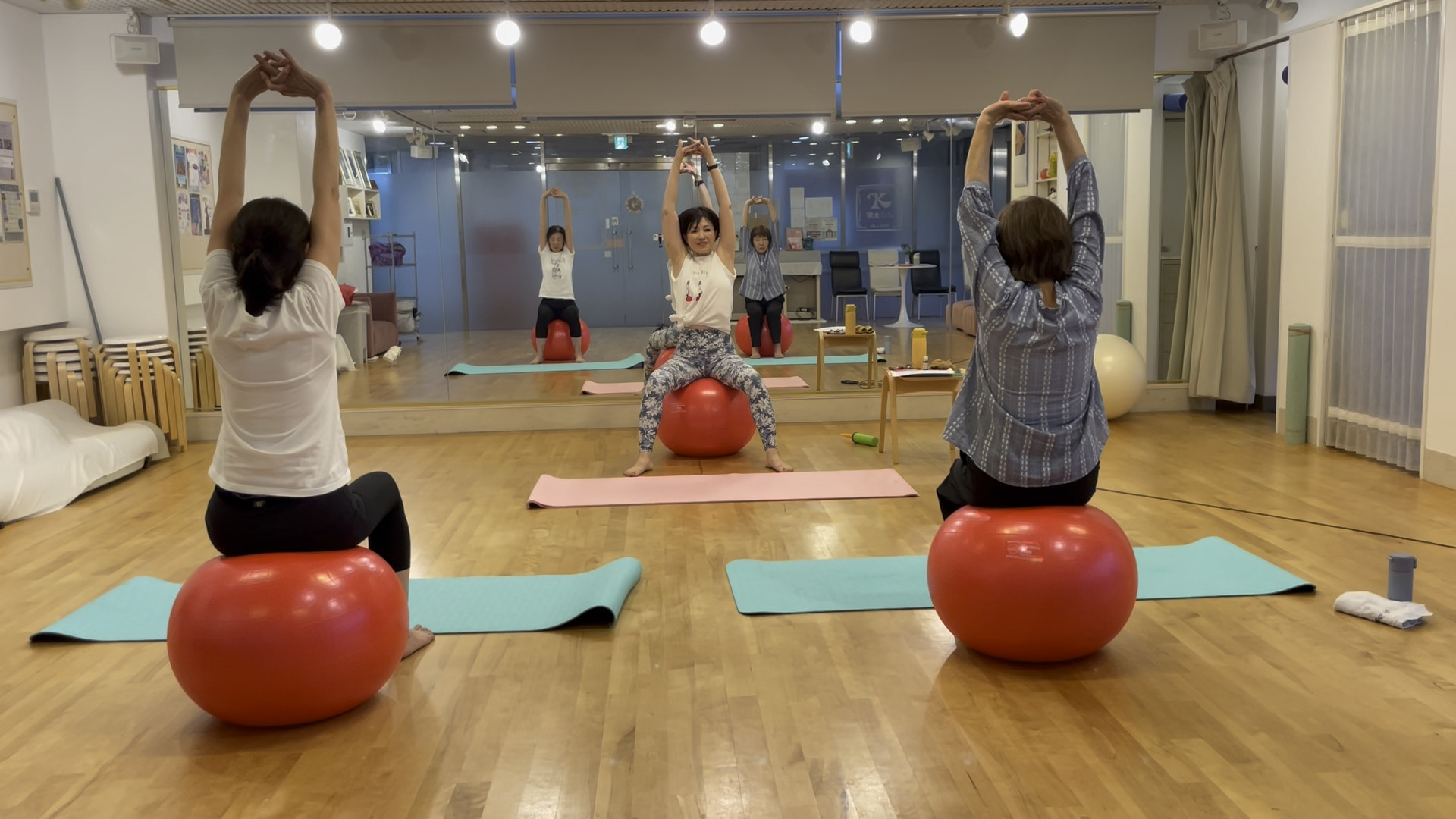 心も体もリフレッシュ バランスボールエクササイズ 秋の新講座 一日体験9/18(金)