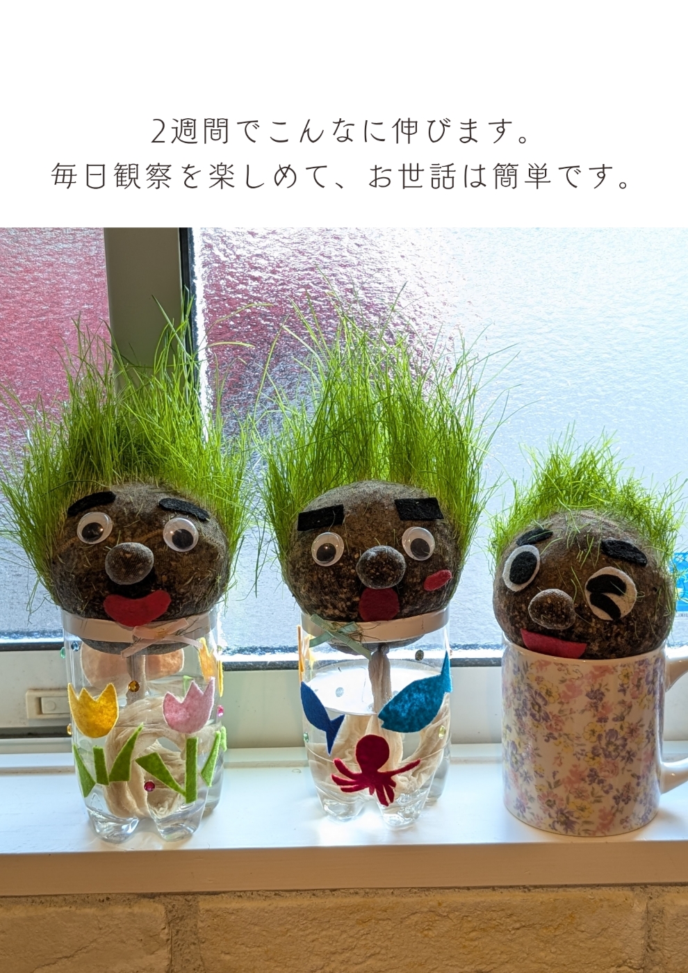 芝生人形作り 夏の新講座 8/18(火)1day講座