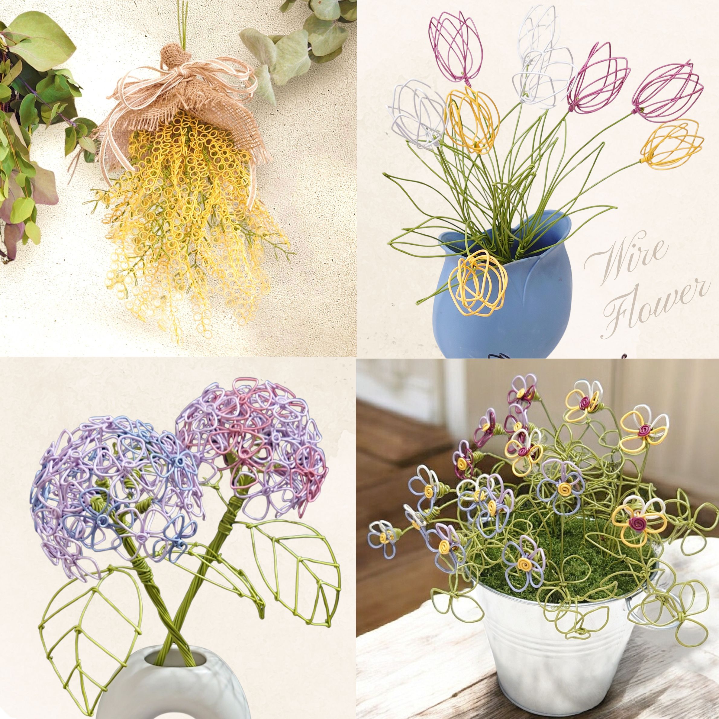 おしゃれな手工芸 ワイヤークラフト