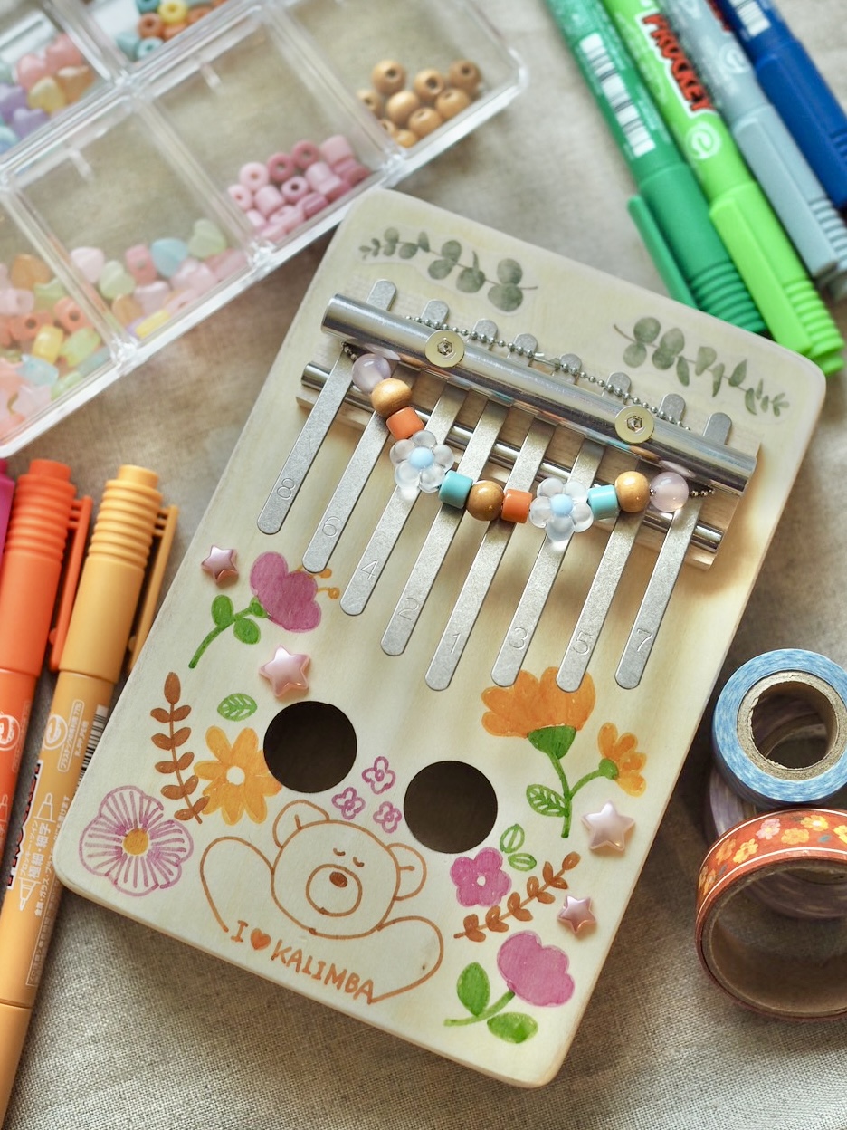 やさしい音色を手作りしましょう カリンバ制作