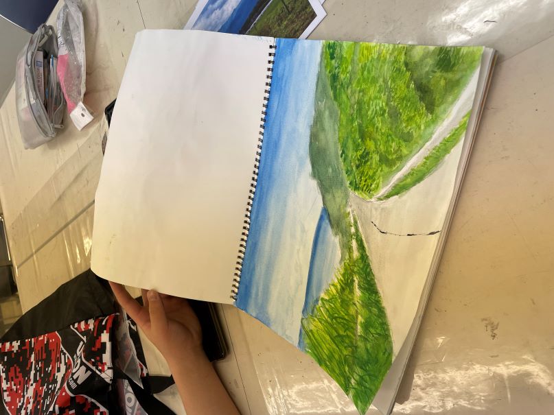 好きな画材を使って 週末の絵画教室(月1回)