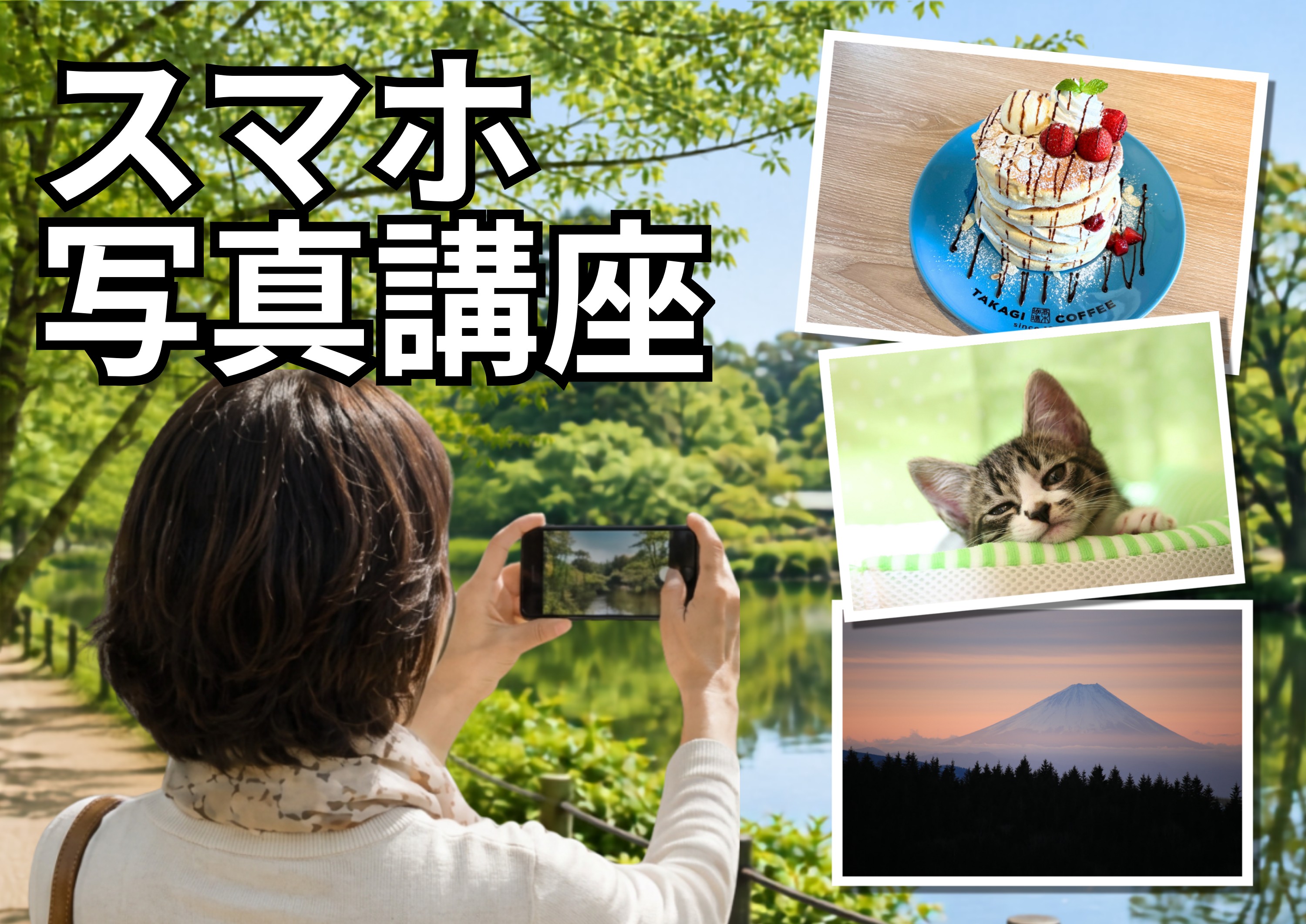 撮るのが楽しい! スマホ写真活用講座 10/7(水)スタート!