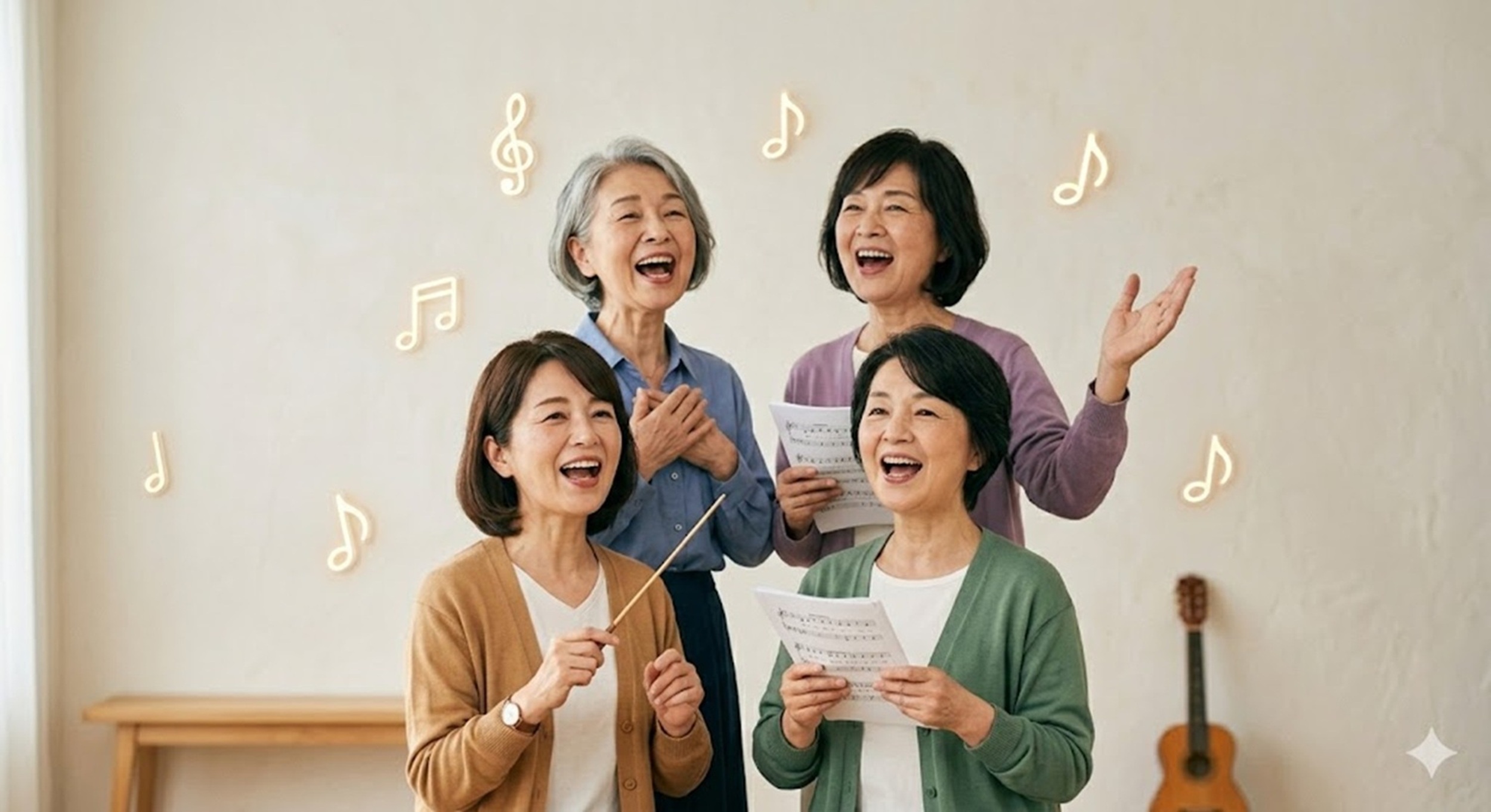 元気に歌いましょう♪ 健康歌声コーラス 【秋の新講座 9/15(火)特別体験会】