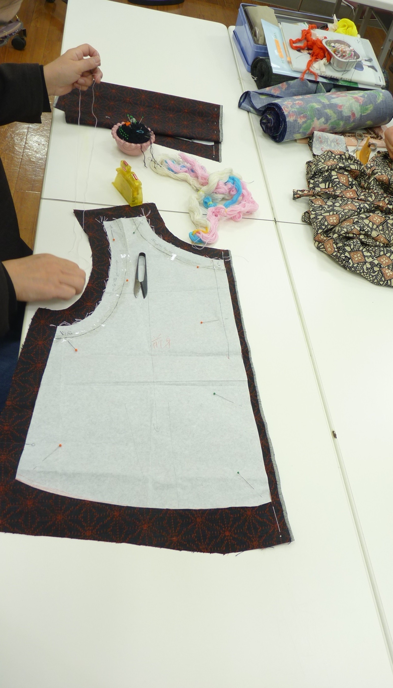 シンプルで上品なデザインで復活します! 着物リメイク
