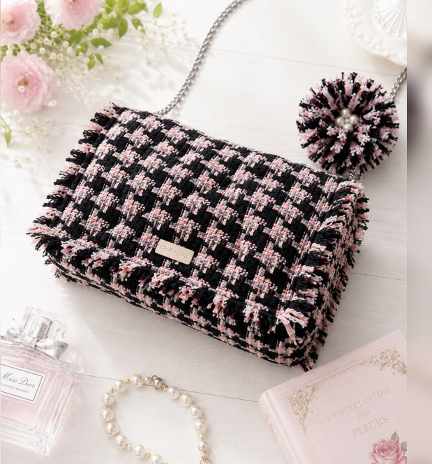 CHIC FLIC®ハンドメイドバッグ ツイード生地のショルダーバッグ【全3回】 ★秋の新講座★10/1、11/5、12/3(木)