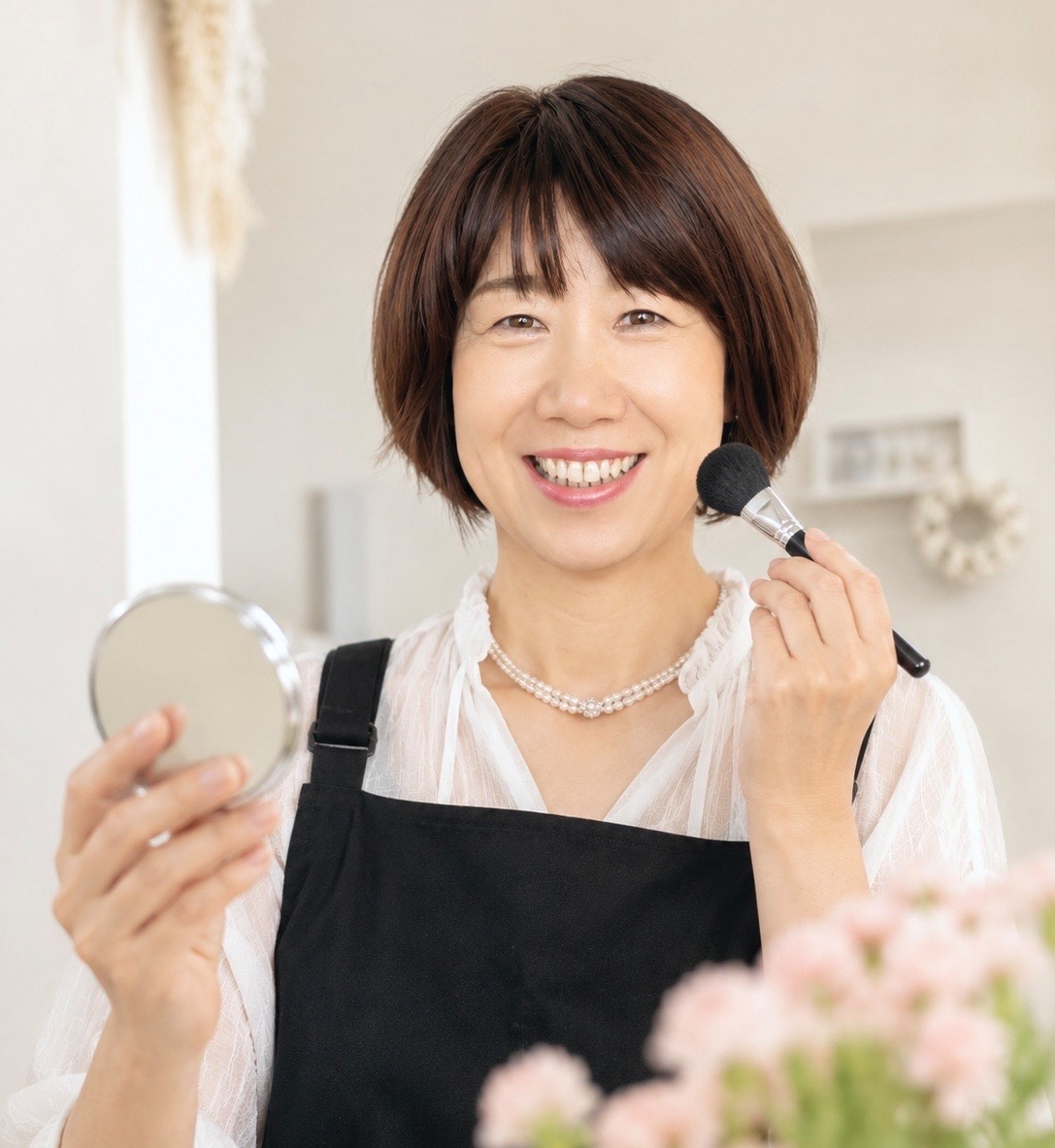 鏡を見るたび笑顔になれる プライベートメイクレッスン 秋の新講座:10/8(木)スタート