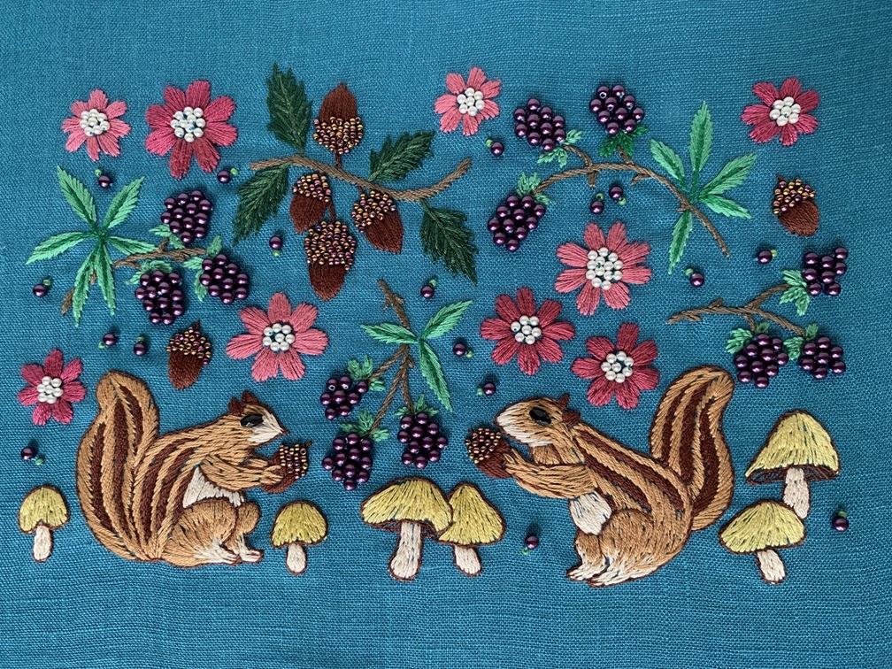 ★フランス刺繍&ビーズ刺繍 秋の新講座 10/2新講座体験会