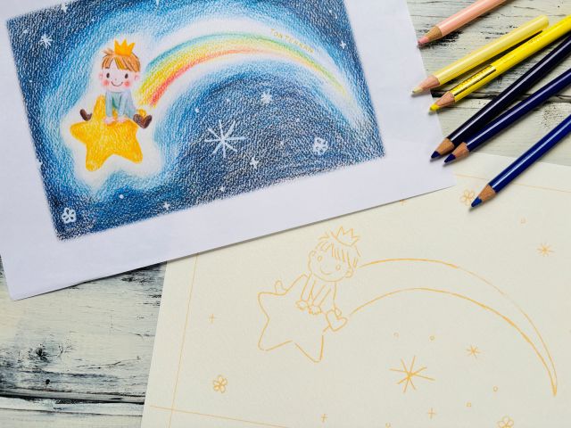 ほっこりかわいい 塗り絵感覚で楽しむ色鉛筆 秋の新講座 10/1(木)特別体験会