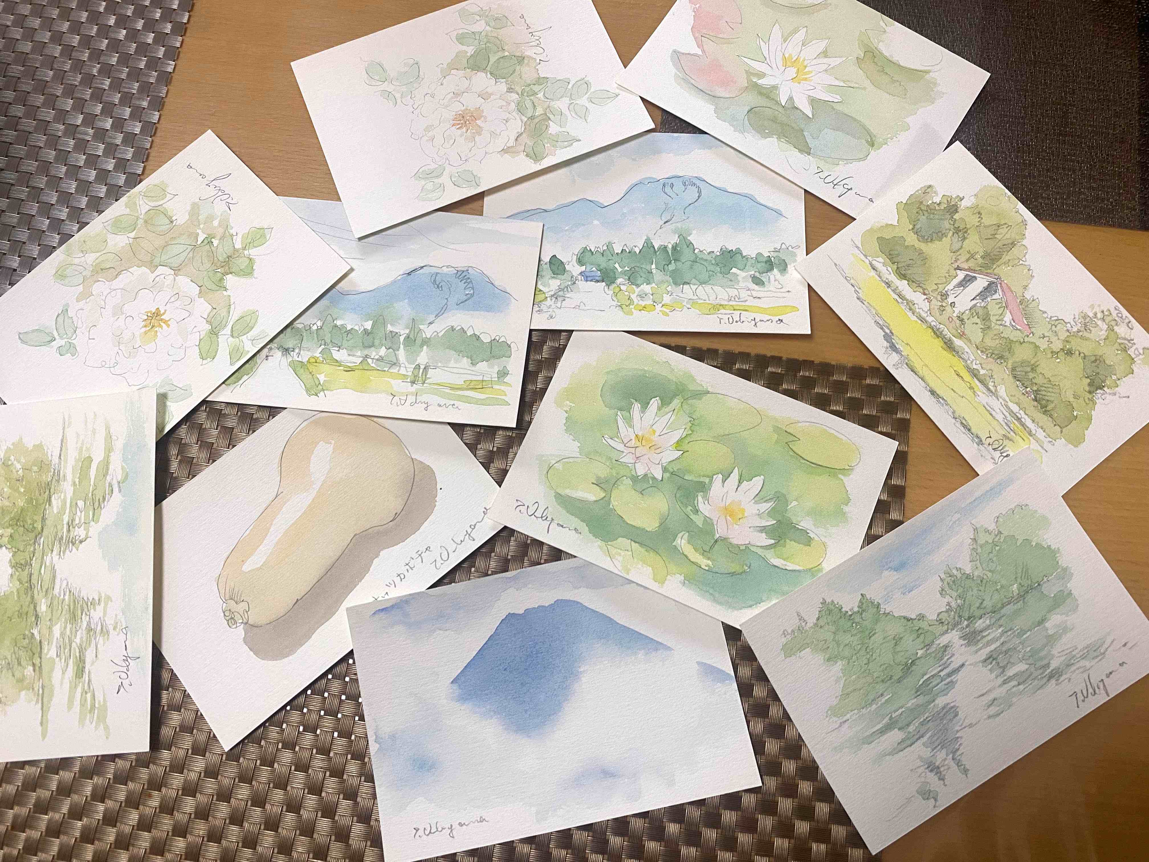 (全3回)新しい世界にチャレンジしませんか 誰でも楽しめる水彩画 秋の新講座 10/23・11/27・12/25(金)
