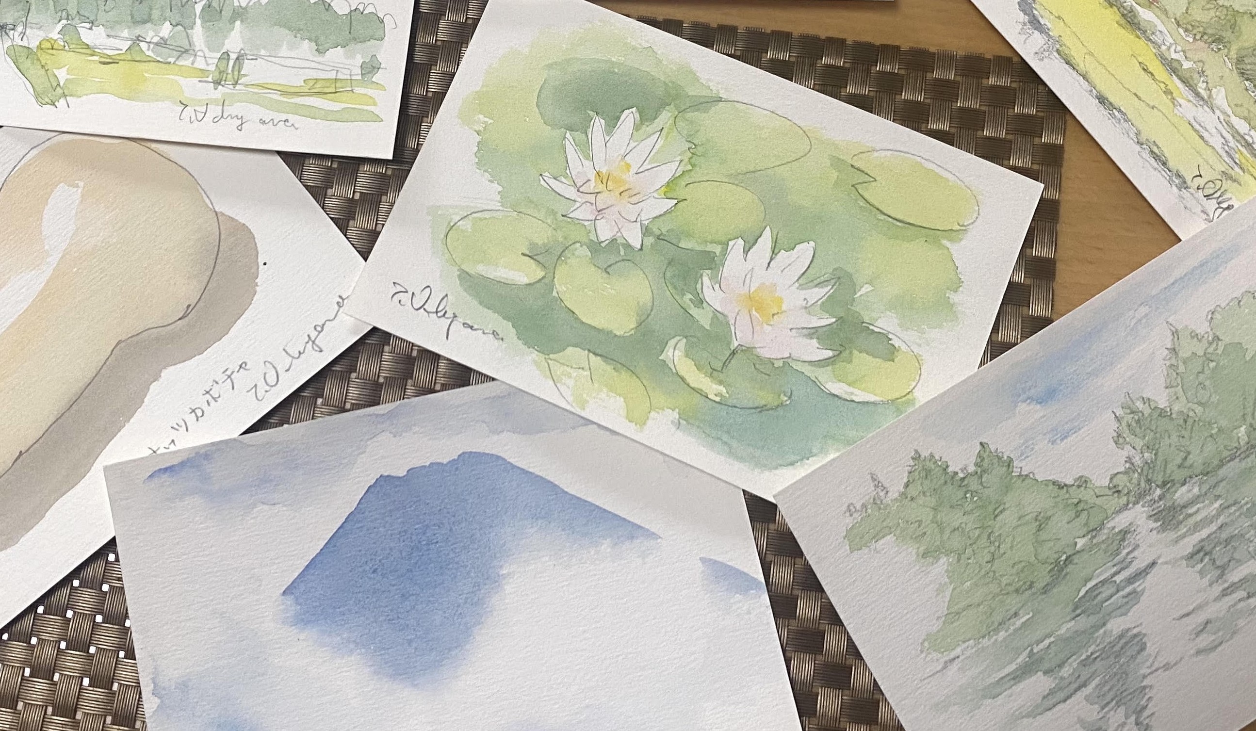 (全3回)新しい世界にチャレンジしませんか 誰でも楽しめる水彩画 秋の新講座 10/23・11/27・12/25(金)