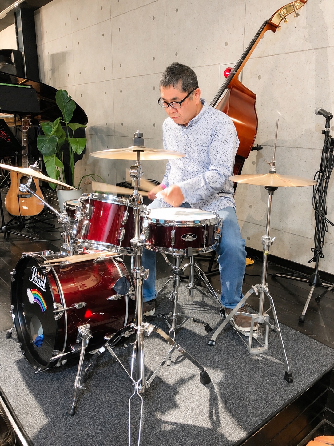 お子様からシニアの方まで 月曜のドラムレッスン・45分個人 秋の新講座特別体験会:9/21・10/5(月)16:00～(45分個人レッスン)